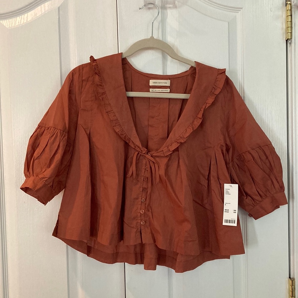 Urban Outfitters Fionna Collard Blouse